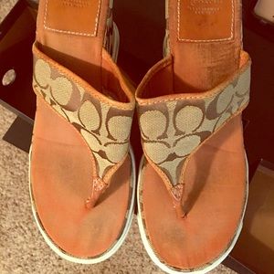 Coach Jody wedge sandal!